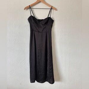 Wilfred Elegant Black Midi Dress